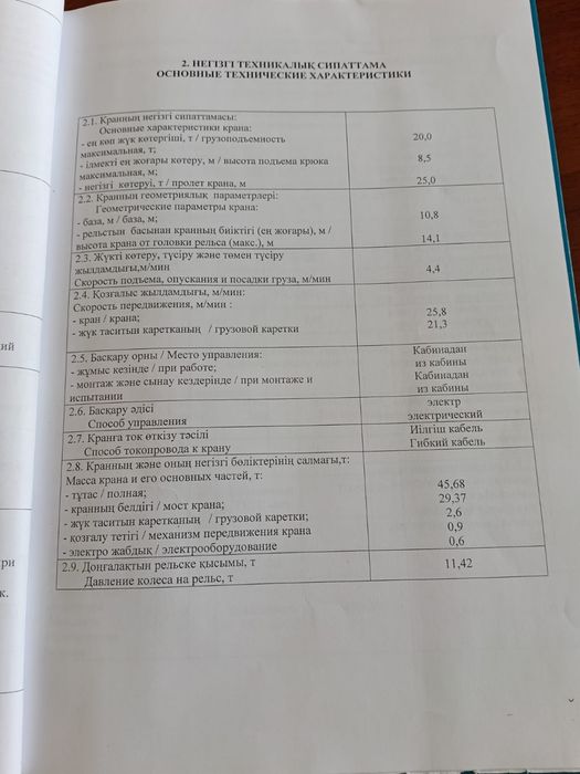 Козловой кран 20 тонн