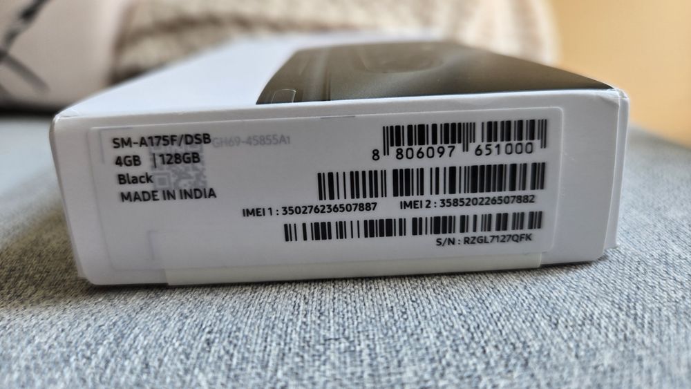 Samsung galaxy A 17 ,4gb ram, 128 gb, black