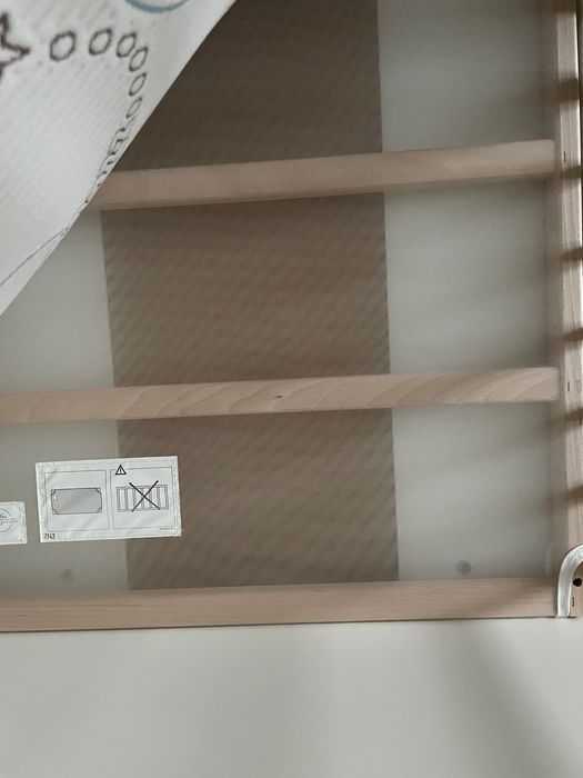 Patut Ikea cu saltea de cocos si protectii