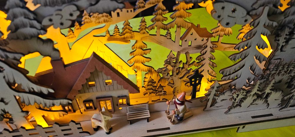 decorațiune tradițională germană iluminata