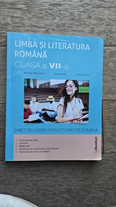 Limba și literatura Română clasa 7-a, caiet de lucru structurat