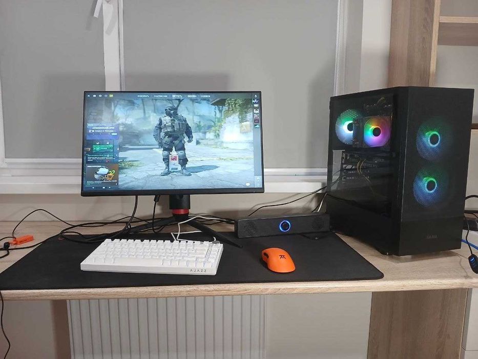 Мощный игровой компьютер [RTX 3050] + Монитор + мышка + клавиатура