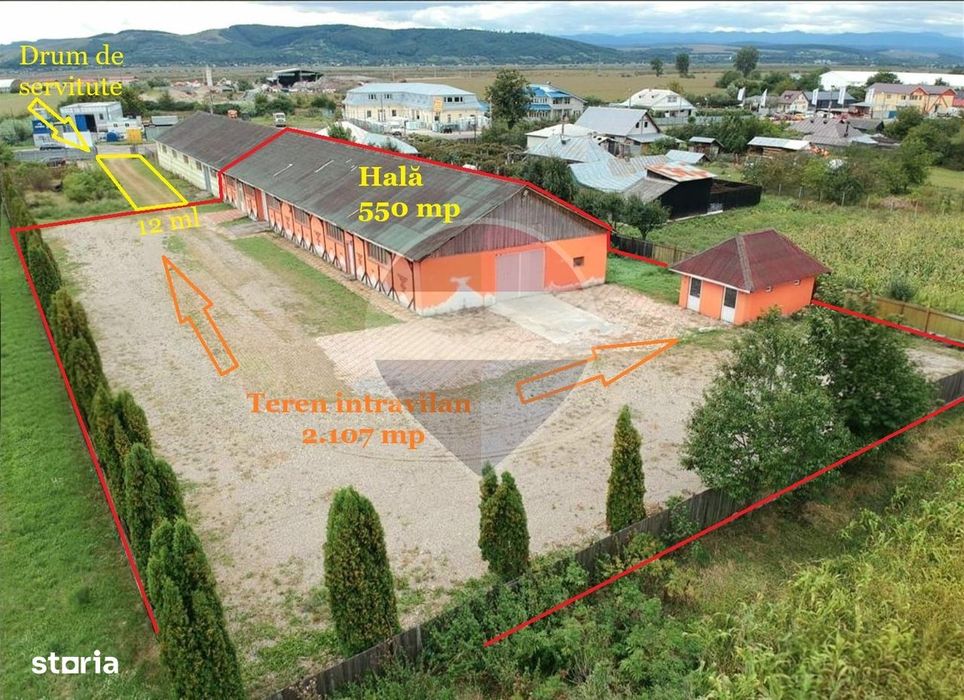 Spațiu comercial/Hală industrială de 507 mp de închiriat