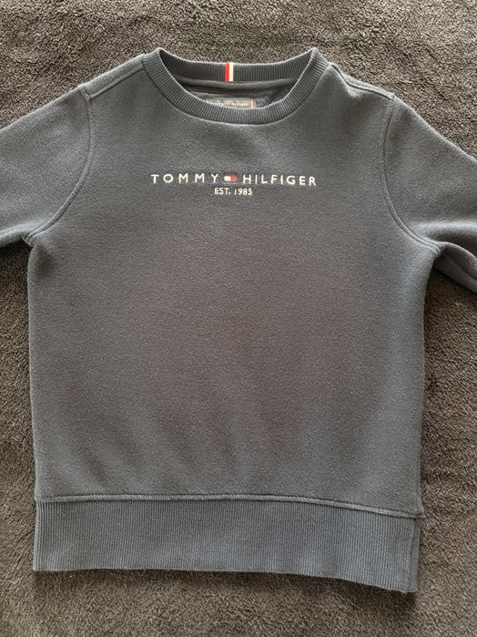 Bluza Tommy Hilfiger, bleumarin, pentru baieti, marime 122-7 ani