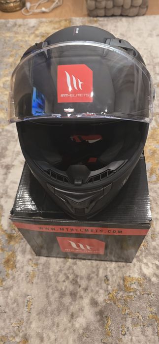 CASCA MOTO integrala MT Braker SV A1 negru mat (ochelari soare integrati) măsura L