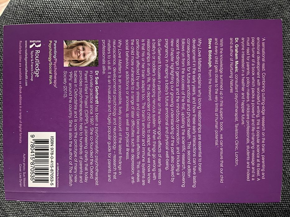 Carte: Why love matters - Sue Gerhardt