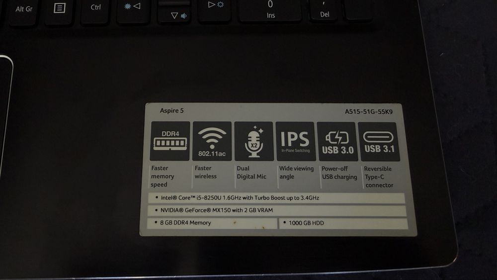 Лаптоп Acer Aspire 5
