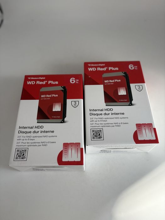 Hard disk Western Digital Red Plus 6TB SATA-III 5400 RPM 256MB , sigilate