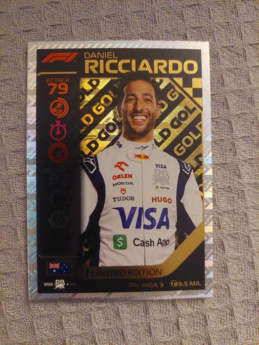 Daniel Ricciardo Topps Turbo Attax карта