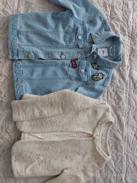 Bolero Zara, geaca Sinsay 7-8 ani