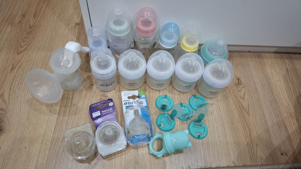 Бебешки лот от шишета philips avent
