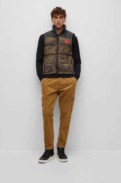 HUGO мужской жилет в камуфляжном стиле РАЗМЕР М