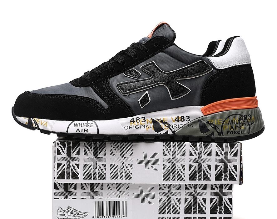 Нови мъжки обувки Premiata black orange grey налични 42,43 и 44