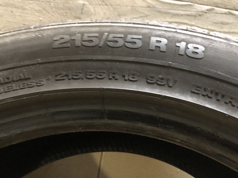 215/55/18 комплект б/у из Германии