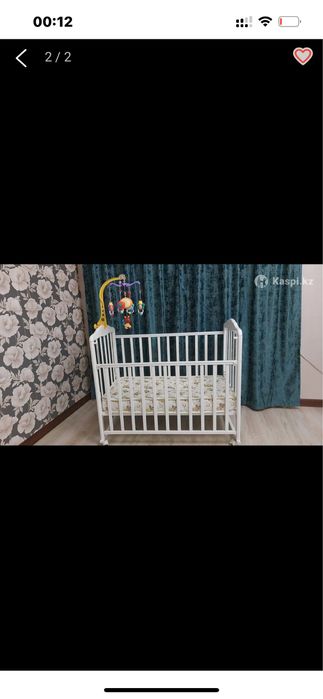 Детская кровать 1,20*0,60