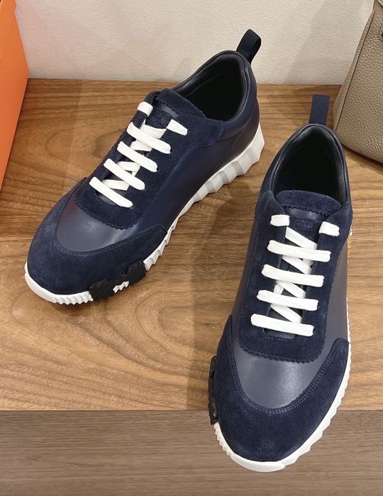 Hermes sneakers full leather with box