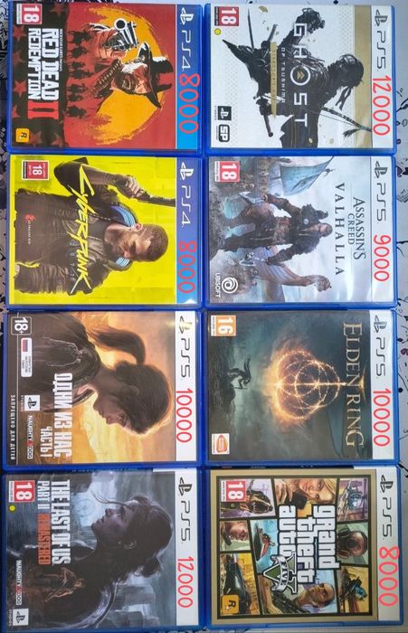 Игры на PS4 и PS5
