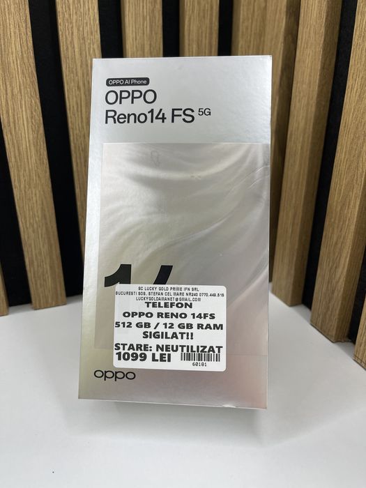Oppo Reno 14FS 5G / 512Gb 12GB RAM / FACTURA/GARANTIE #60181