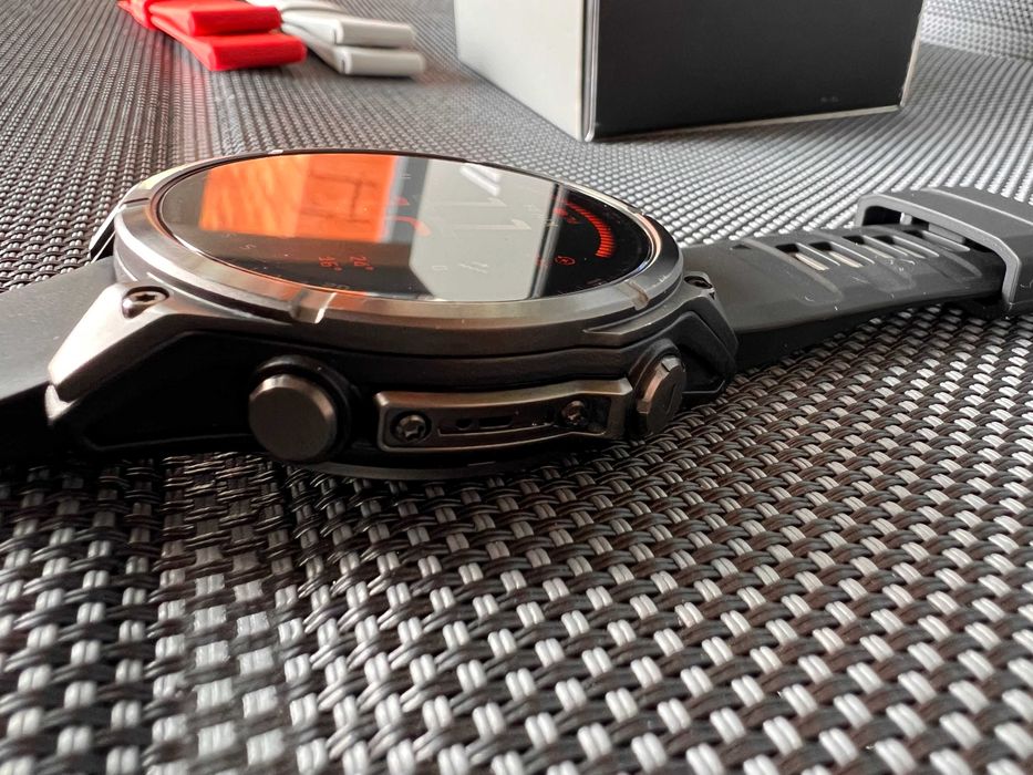 Vand ceas Garmin Fenix 8 47mm | AMOLED | SAPPHIRE | DLC Carbon Gray