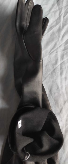 Manusi lungi piele 68-69 cm, marimea 6.5, 7, 7.5, 8 - piele nappa