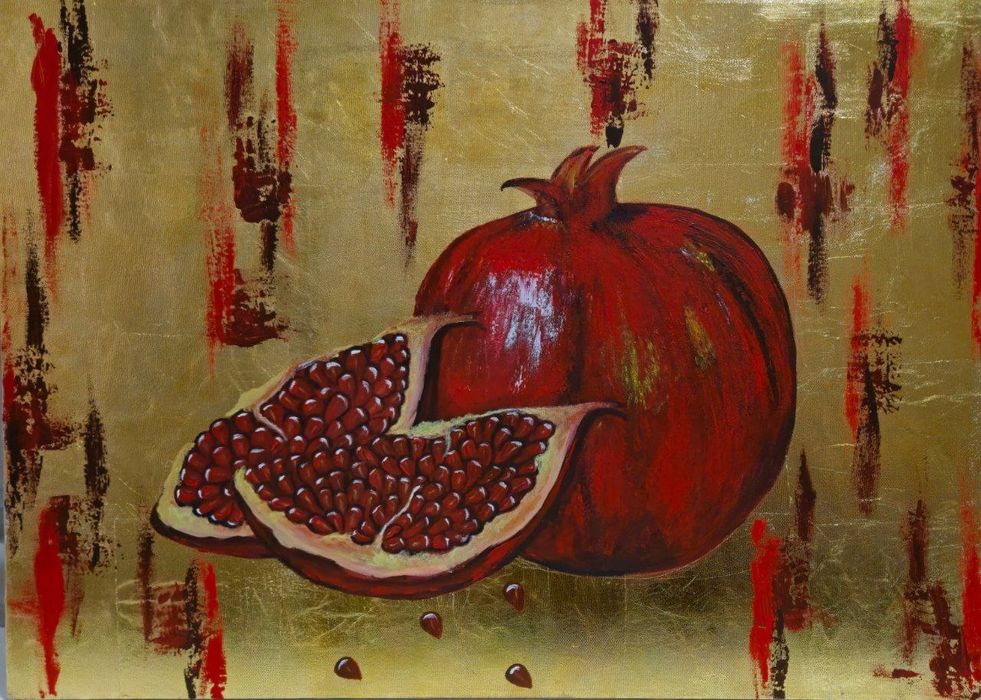 Картина Гранаты  в наличии