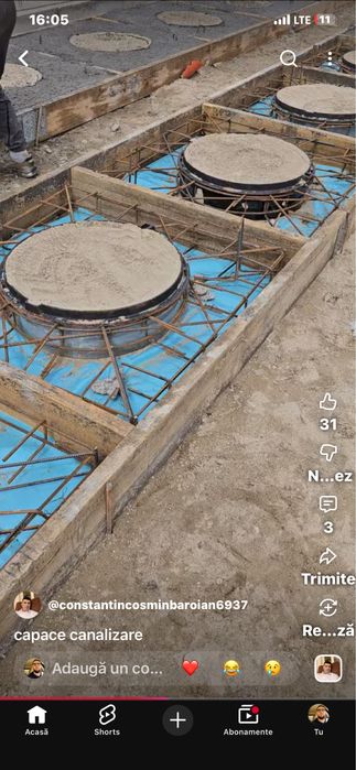 Placi din beton pentru camine, capace de canal din beton, camine beton