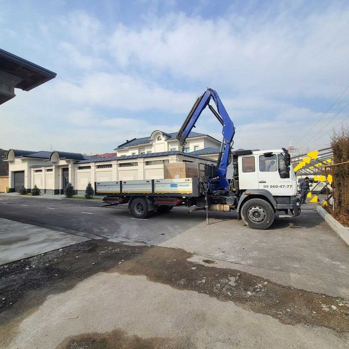 Услуга манипулятора. Manipulyator xizmati. 7 тонн, 19 метр ЛУЧШАЯ ЦЕНА