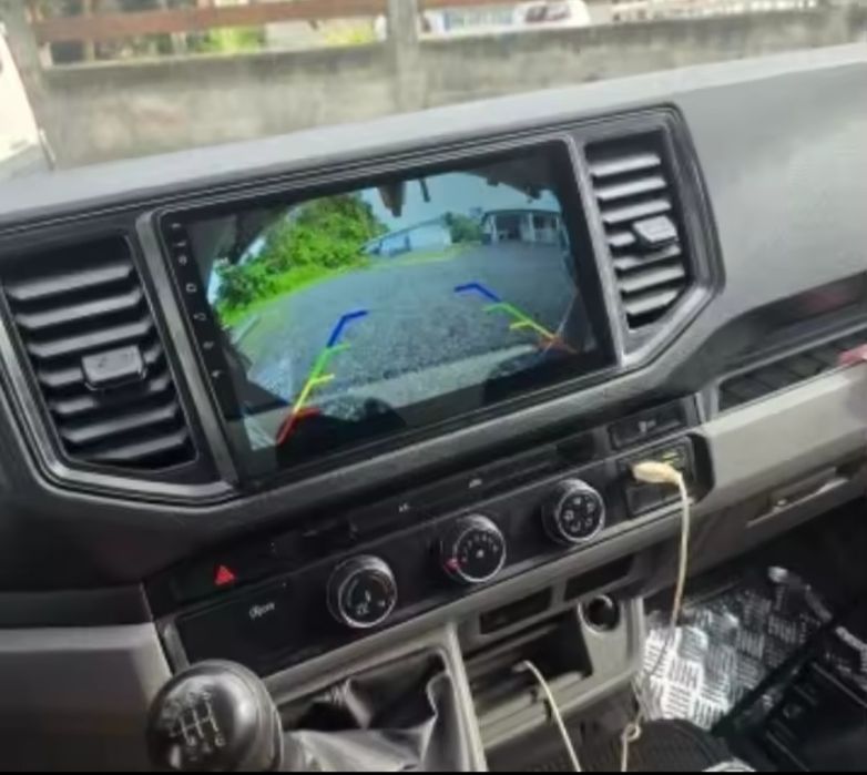 Navigatie android VW Crafter Waze YouTube