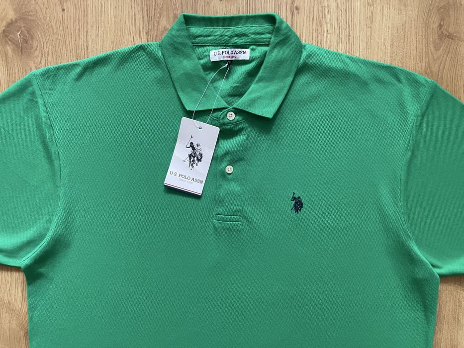 U.S. Polo Green Polo Tshirt XL