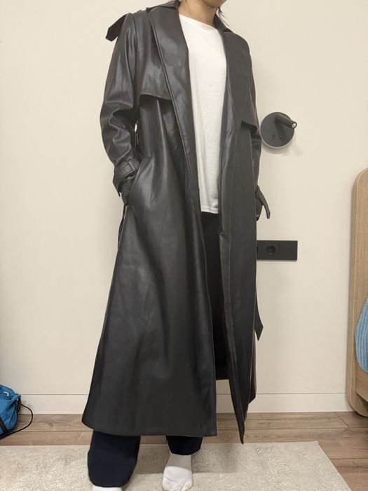 Тренч черный в тренде