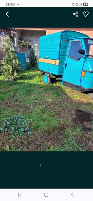 Piaggio Ape 50 barbeque