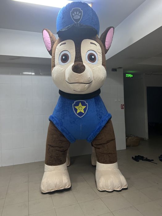 Vand mascota gonflabila câini de patrulă 2.6 m inaltime