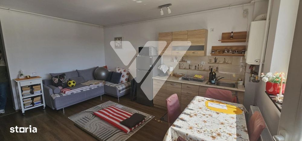 Garsoniera mobilata Cisnadie etaj 1, parcare, vedere munte