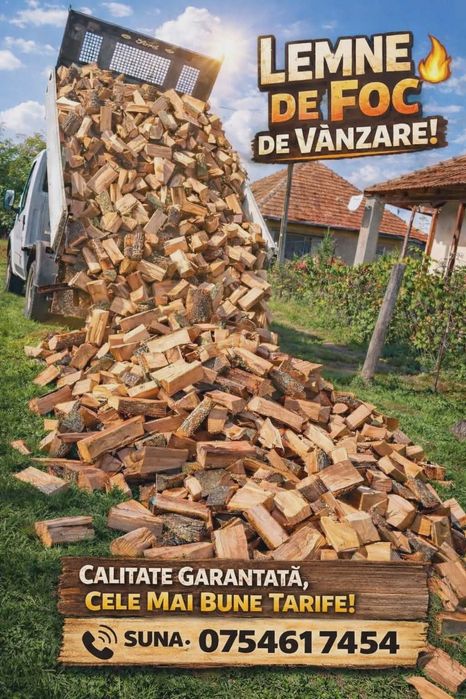 Lemne de foc   uscate 70%