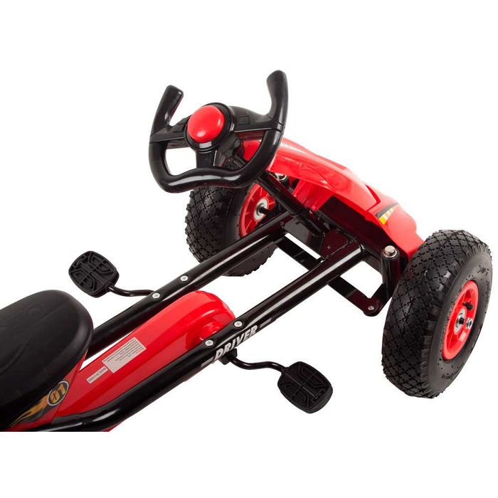 Kart cu pedale si roti gonflabile, varsta recomandata 3-5 ani - NOU