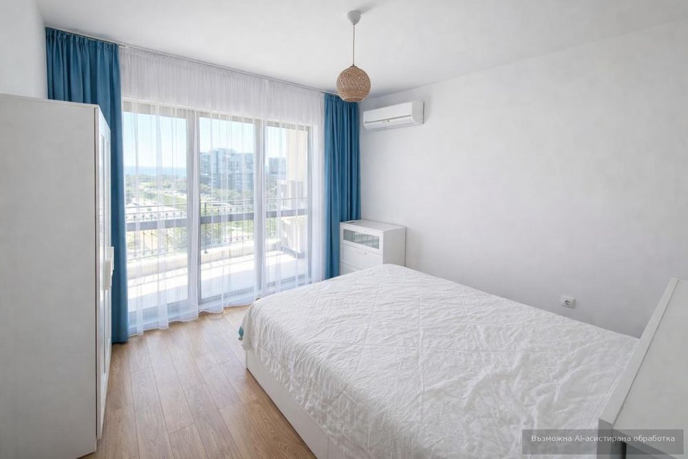 Дава се под наем Двустаен апартамент в Варна, Чайка - 52 кв.м за 650 € - Снимка #2