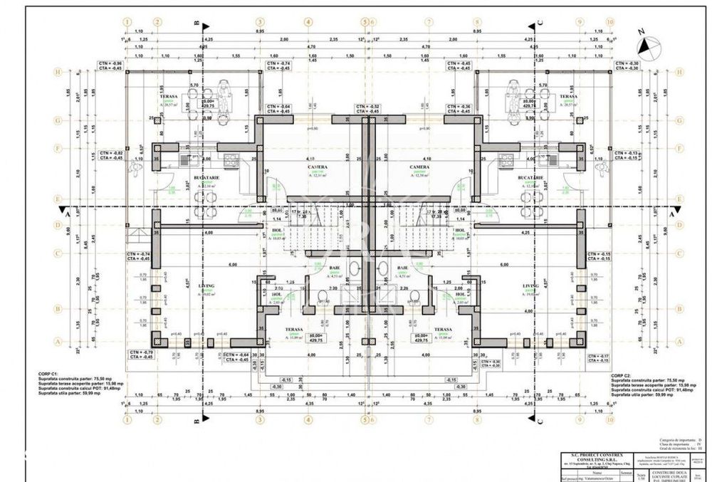 Casa Tip Duplex | 4 Camere | Semifinisata | Dezmir