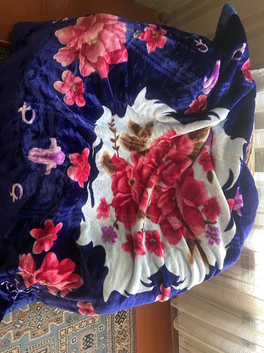 Плед двухспальный на кровать