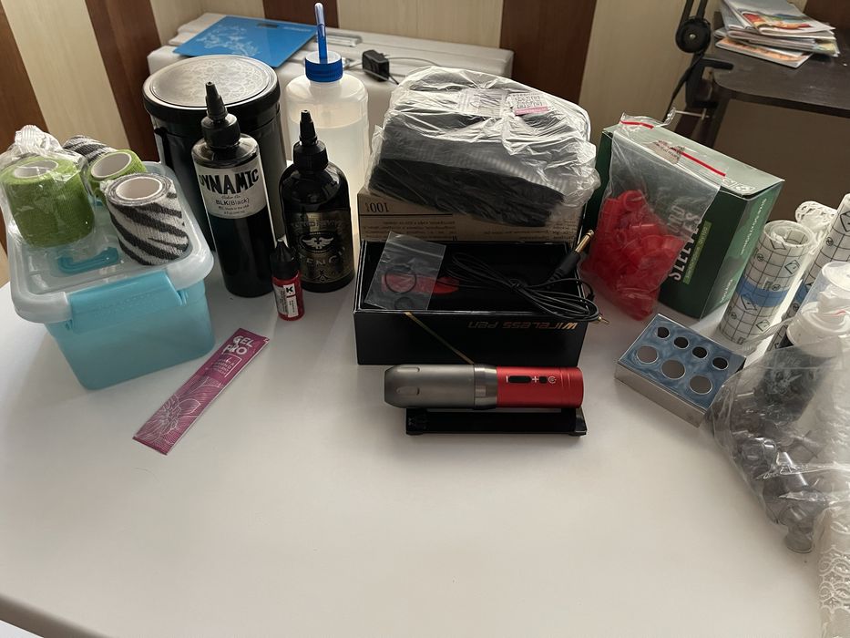 Продам тату набор б/у