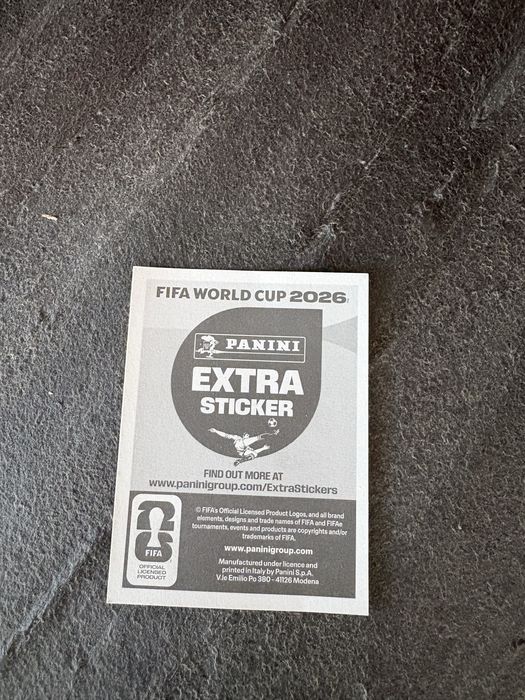 Extra sticker Кристиян Пулишич Златен