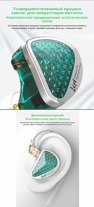 Новые запечатанные проводные наушники KZ AS16 Pro