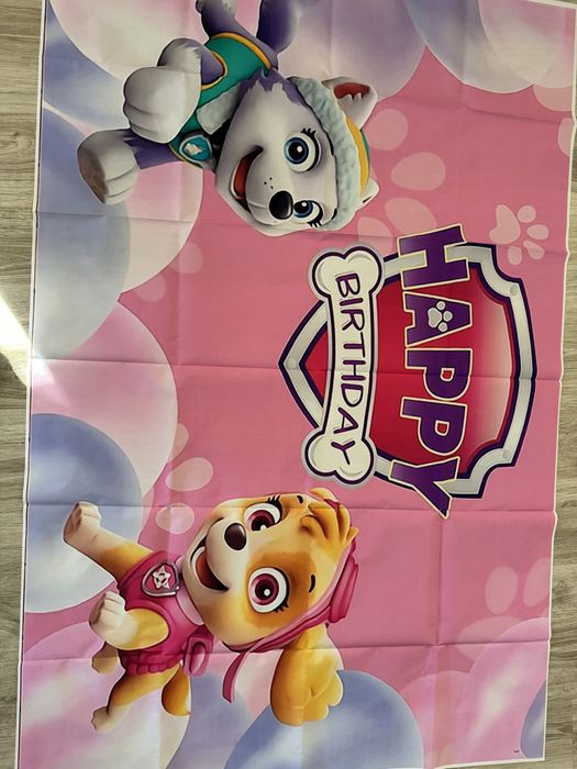 Винил и аксесоари за рожден ден Paw patrol