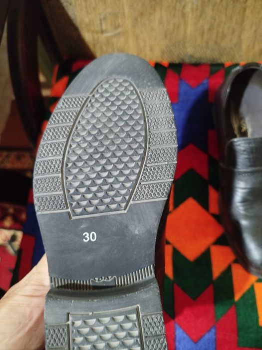 Детские туфли из чистой кожи, 30-31 размера