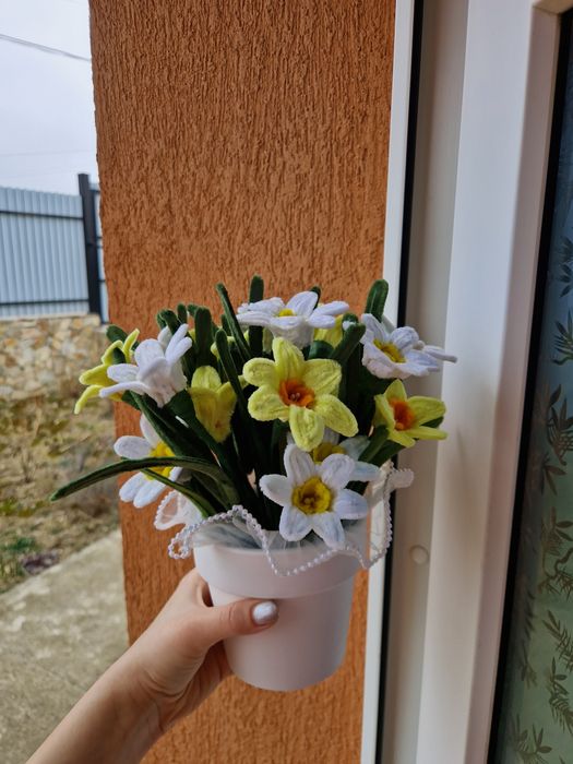 Aranjament Narcise Handmade