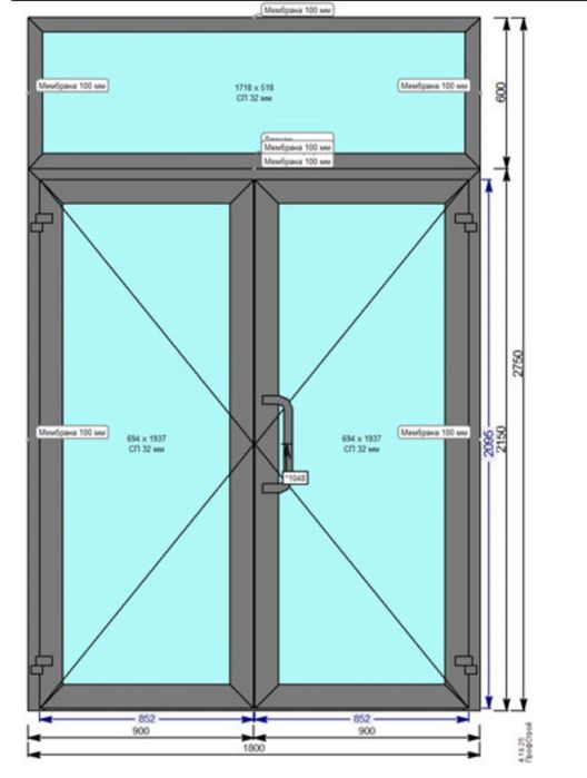 Алюминиевые двери, окна, витражи