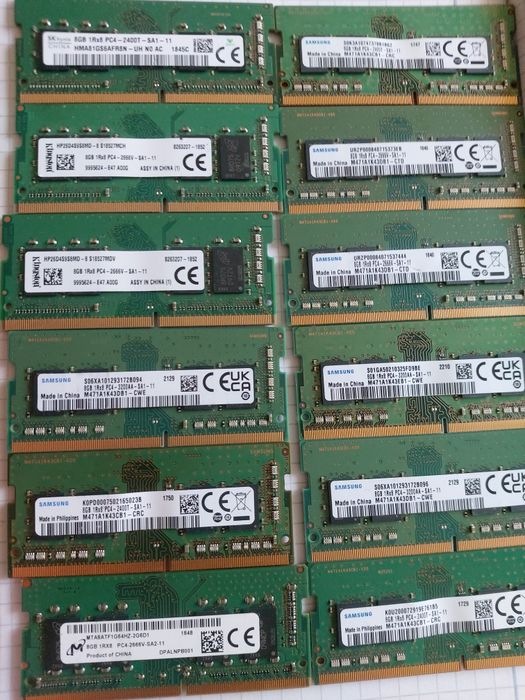 Memorii Ram ddr4 laptop 8 gb,16 gb 2666v , 3200AA , 2400T Bucuresti ...