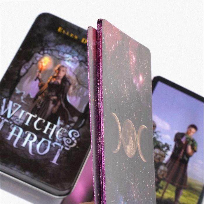 Колдовское Таро Ведьм Э.Дюган (Witches Tarot E. Dugan) в железном бокс