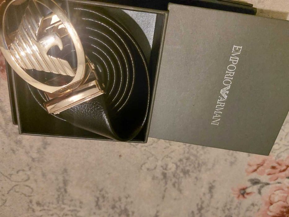 Curea Emporio Armani in cutie cadou