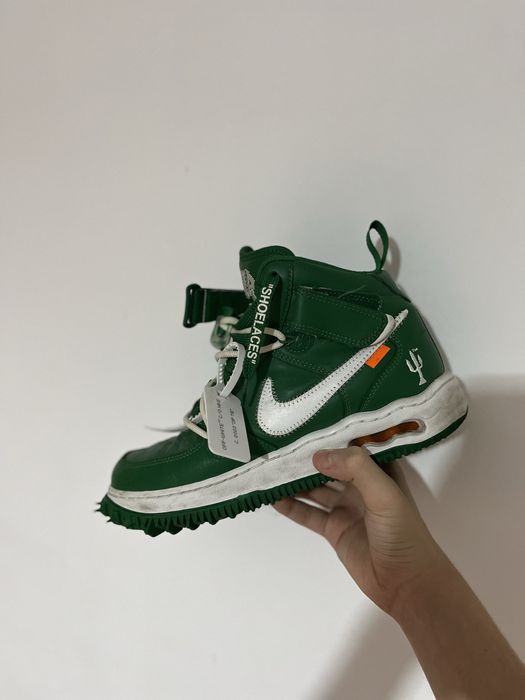 Air force 1 High X Off White Pine green