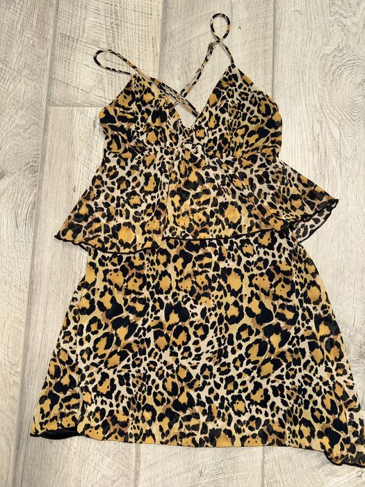 Рокля с животински принт